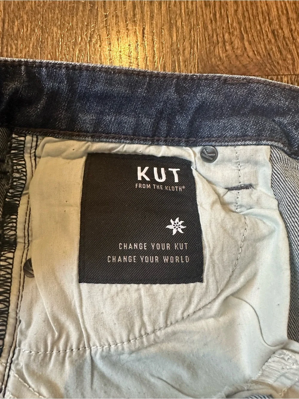 KUT Gigi High Rise Denim Short